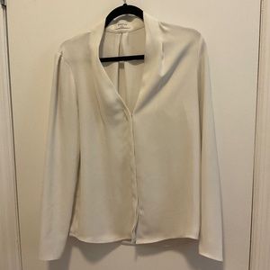 Babaton white blouse size M